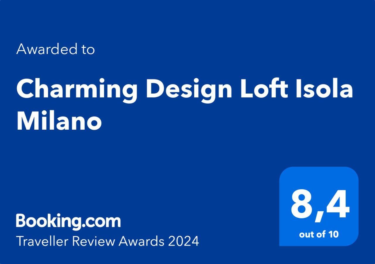 Charming Design Loft Isola Milano Lägenhet Exteriör bild